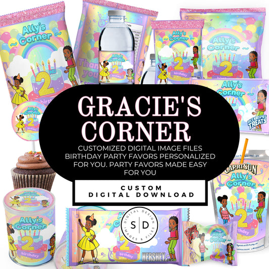 Gracie's Corner Birthday Party Favors DFY