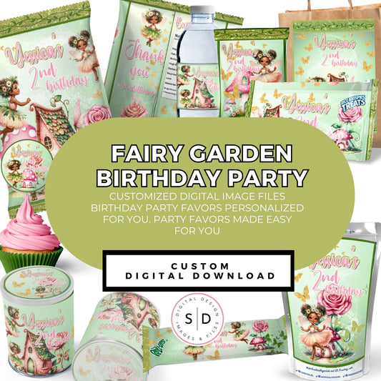 Fairy Garden Birthday Party Favors DFY