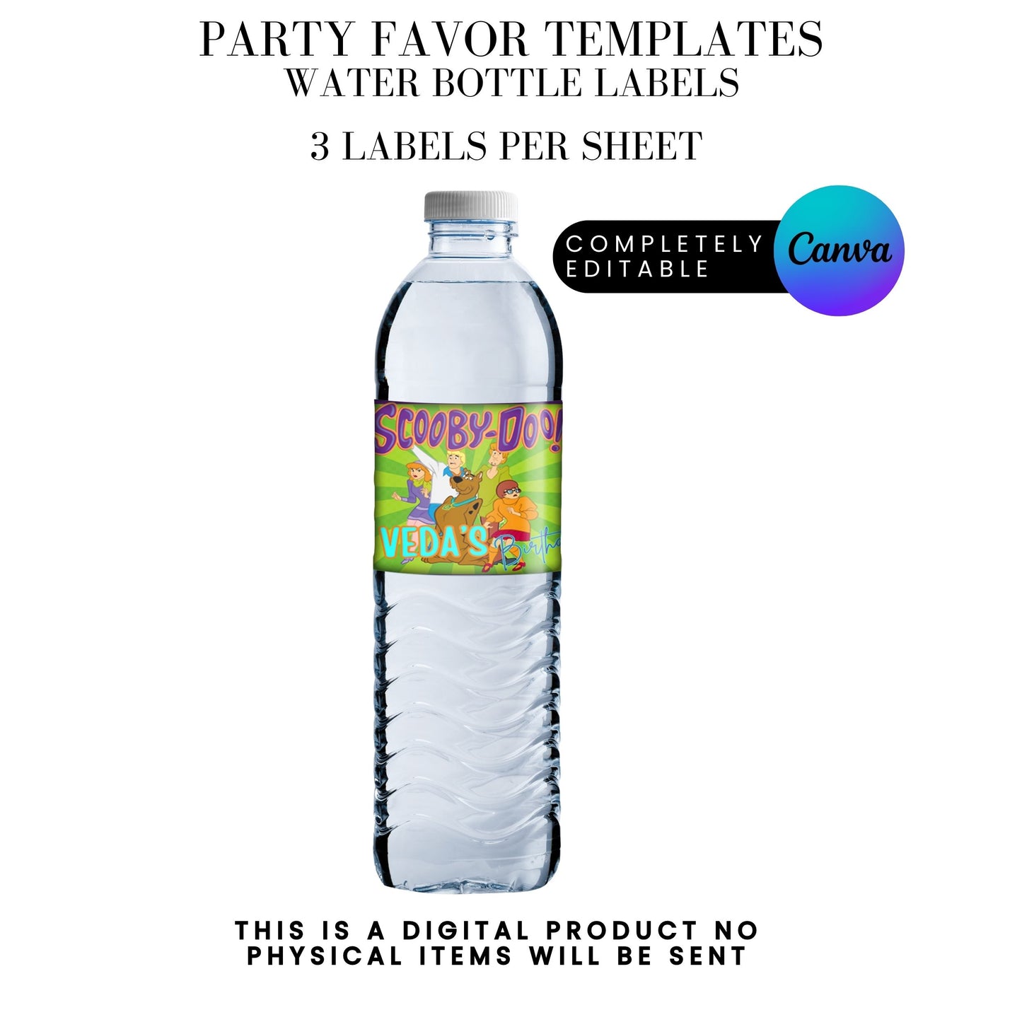 Mystery Team Birthday Party Favor Templates Bundle