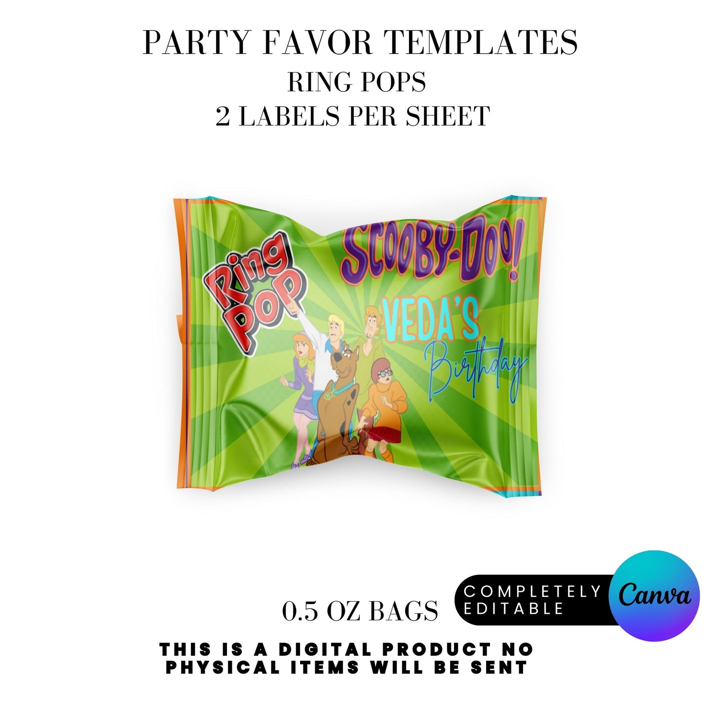 Mystery Team Birthday Party Favor Templates Bundle