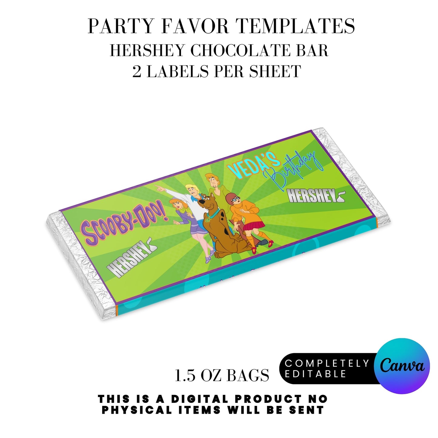 Mystery Team Birthday Party Favor Templates Bundle