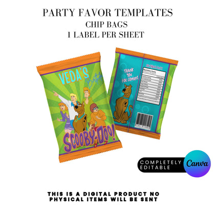 Mystery Team Birthday Party Favor Templates Bundle