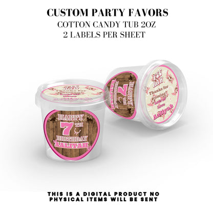 Cowgirl Rodeo Birthday Party Favors DFY