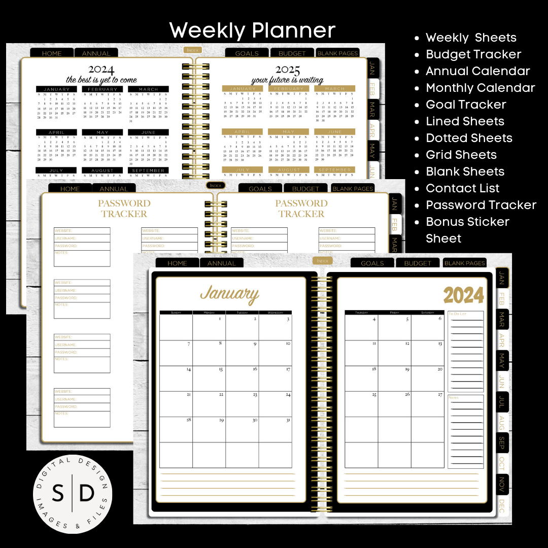 Sunflower 2024 Weekly Digital Planner Stockpile Digital   3 642f73c7 1719 40a3 8011 B8ae7c1e0f65 