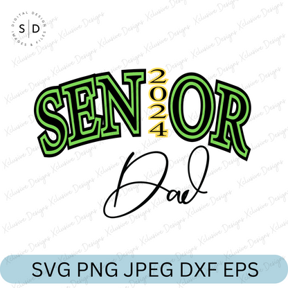 2024 Senior Dad SVG