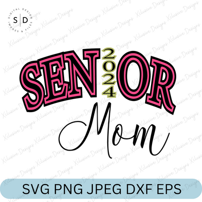 2024 Senior Mom SVG