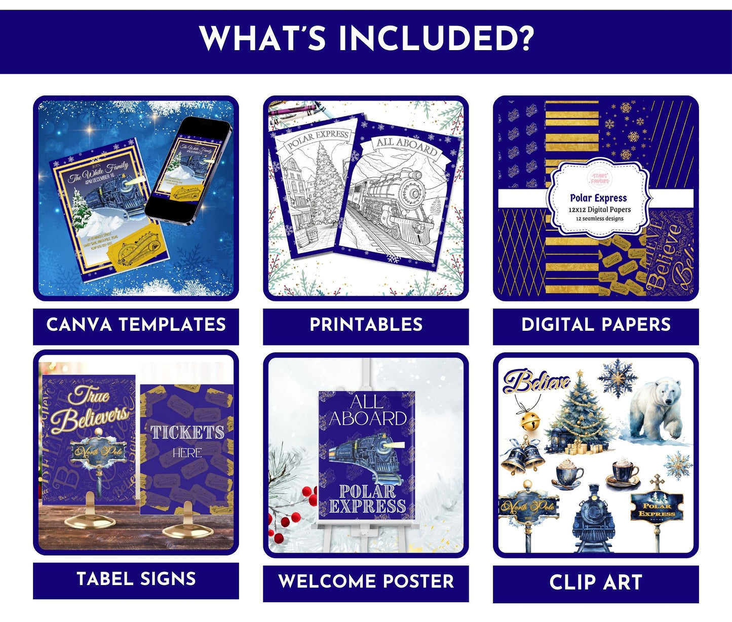 Polar Express Party Bundle