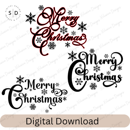 Merry Christmas Bundle SVG