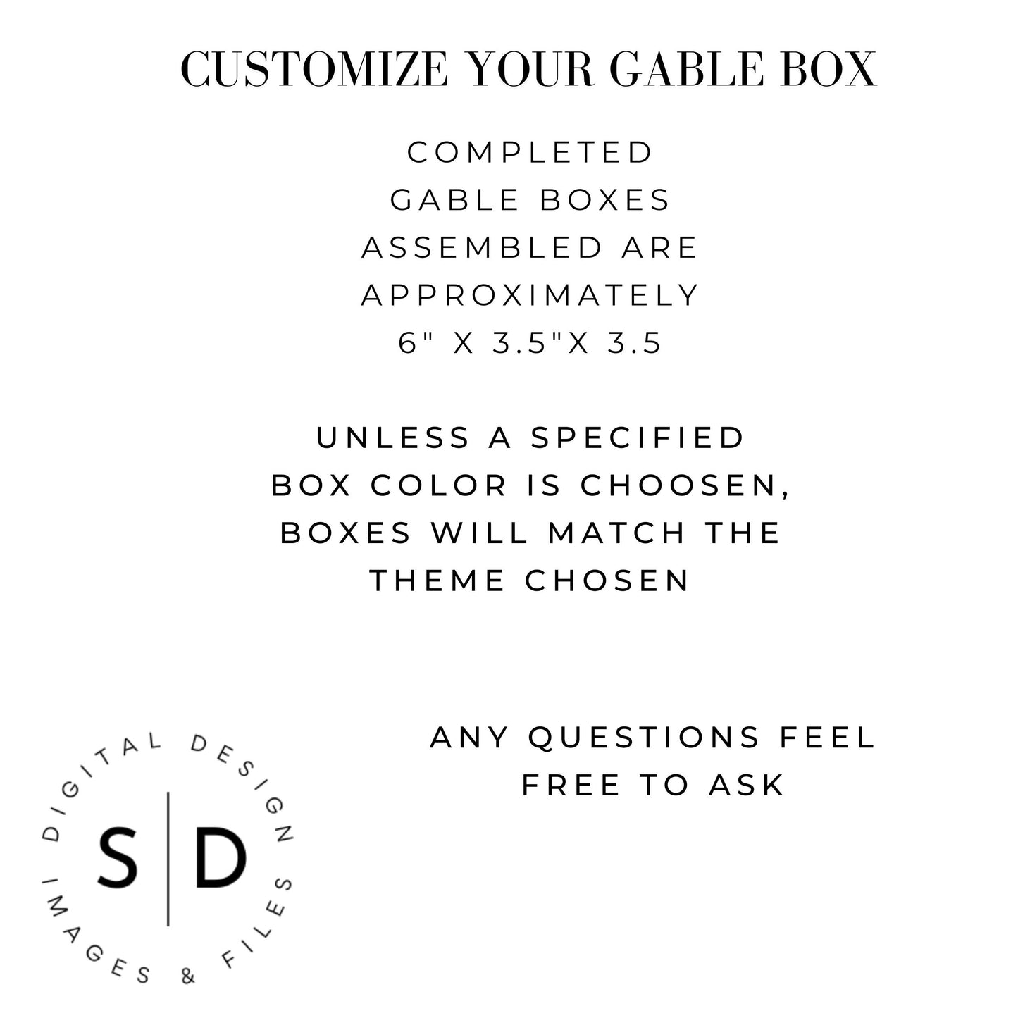 Custom birthday party Gable boxes, treat box, Choose Your Design