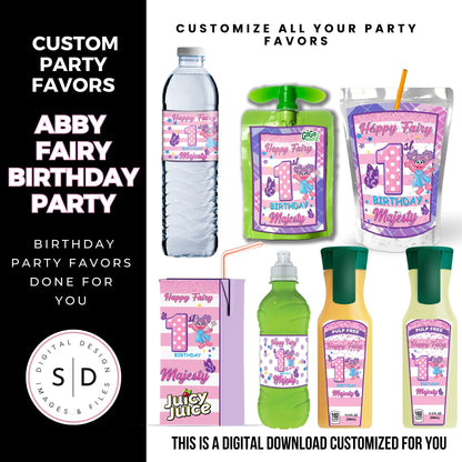 Fairy Abby Birthday Party Favors