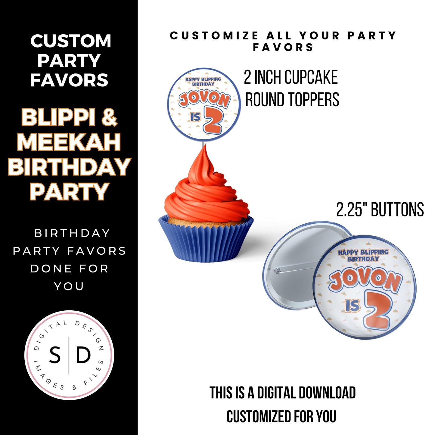 Blippi Birthday Party Printables DFY