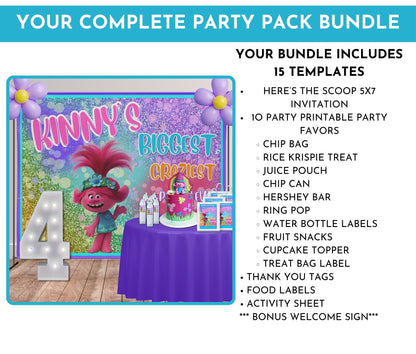 Trolls Craziest Birthday Party Pack