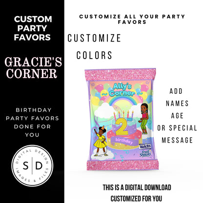 Gracie's Corner Birthday Party Favors DFY