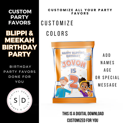 Blippi Birthday Party Printables DFY