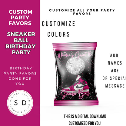 Sneaker Ball Birthday Party Favors DFY