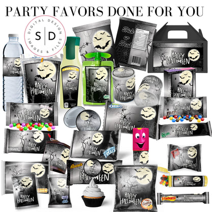 Happy Halloween Spooky Party Favors DFY