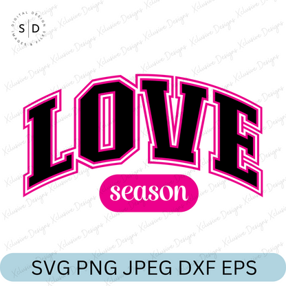 Love Season SVG