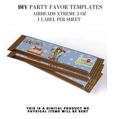 Toy Cowboy Roundup Digital Party Favor DFY
