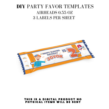 Blippi Birthday Party Printables DFY