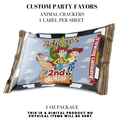 Toy Cowboy Roundup Digital Party Favor DFY