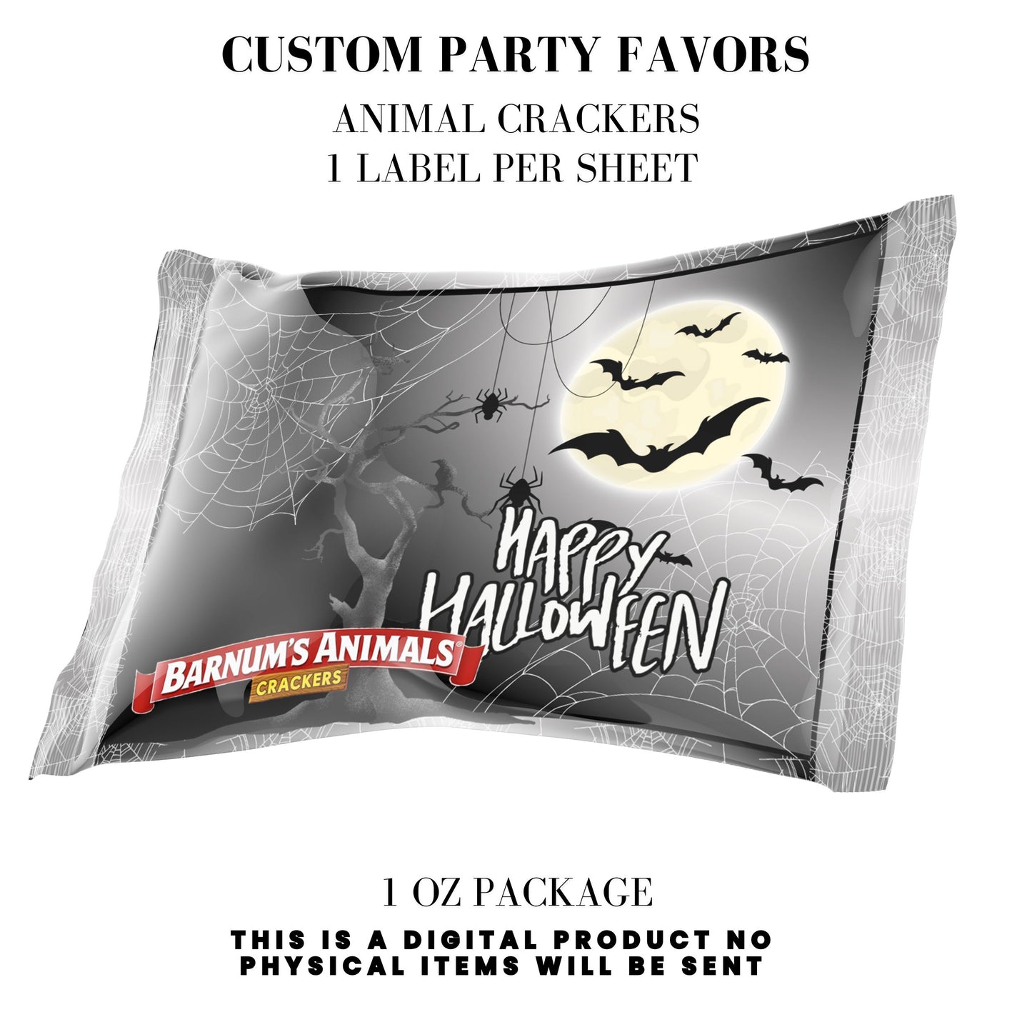 Happy Halloween Spooky Party Favors DFY