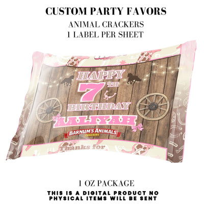 Cowgirl Rodeo Birthday Party Favors DFY