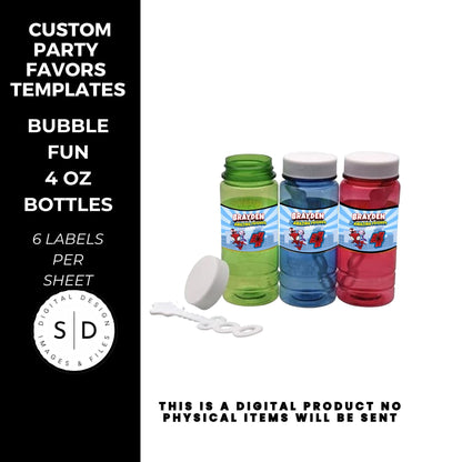 Spidey & Friends Birthday Party Favors DFY