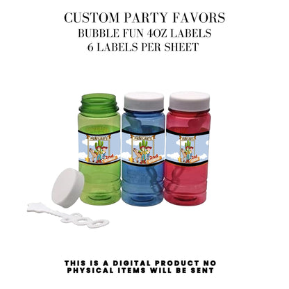 Toy Cowboy Roundup Digital Party Favor DFY