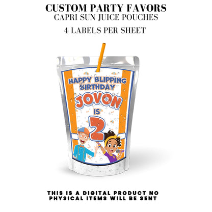 Blippi Birthday Party Printables DFY