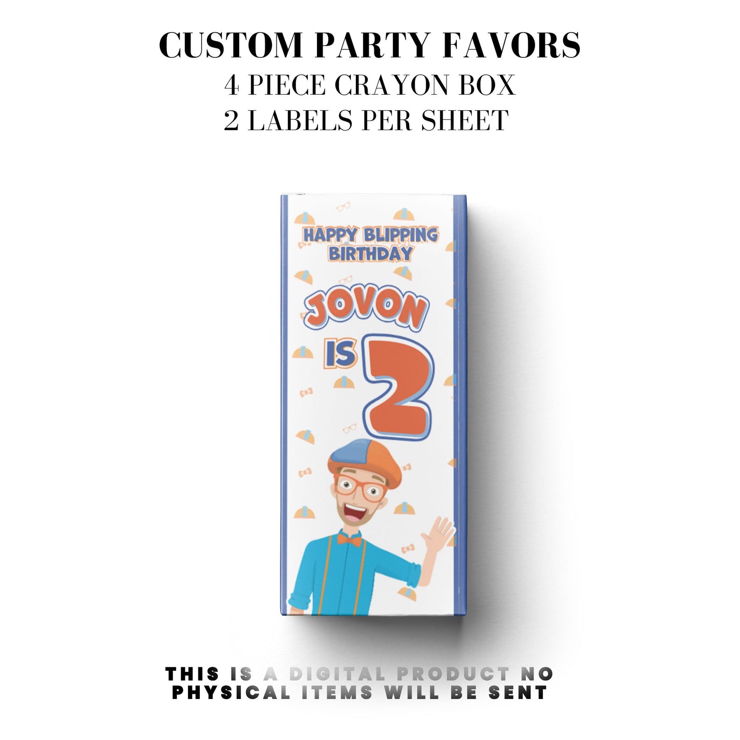 Blippi Birthday Party Printables DFY