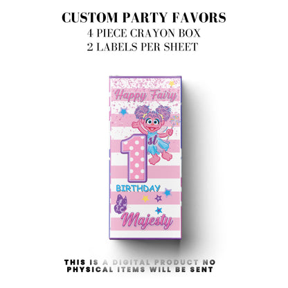 Fairy Abby Birthday Party Favors