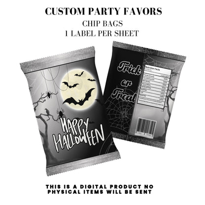 Happy Halloween Spooky Party Favors DFY