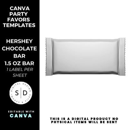 Customizable Canva Template for Chocolate Bar