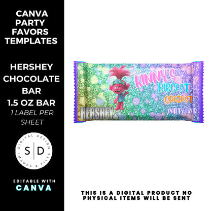 Trolls Craziest Party Favor Templates Bundle