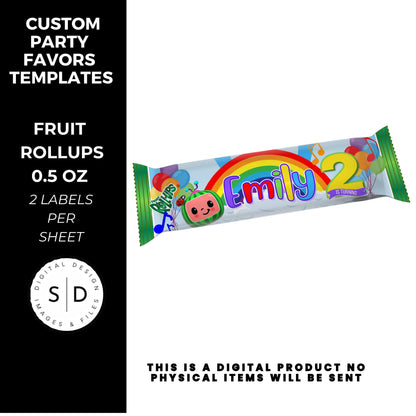 Rainbow Melon Birthday Party Favor Bundle DFY