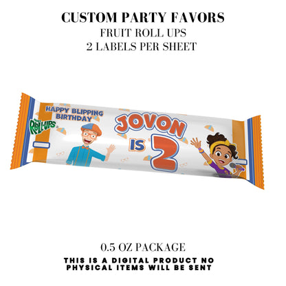 Blippi Birthday Party Printables DFY