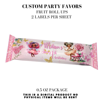 Pink Fairy Garden Birthday Party Favors DFY