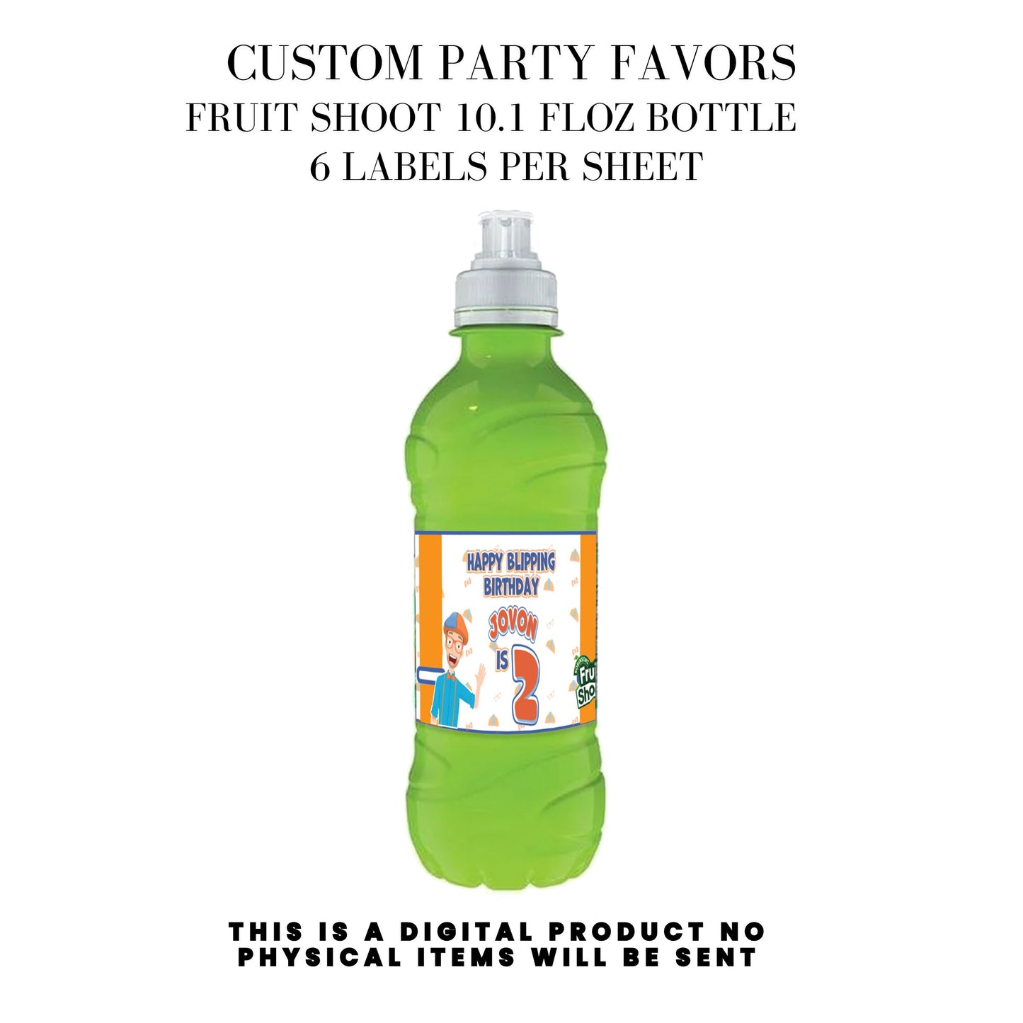 Blippi Birthday Party Printables DFY