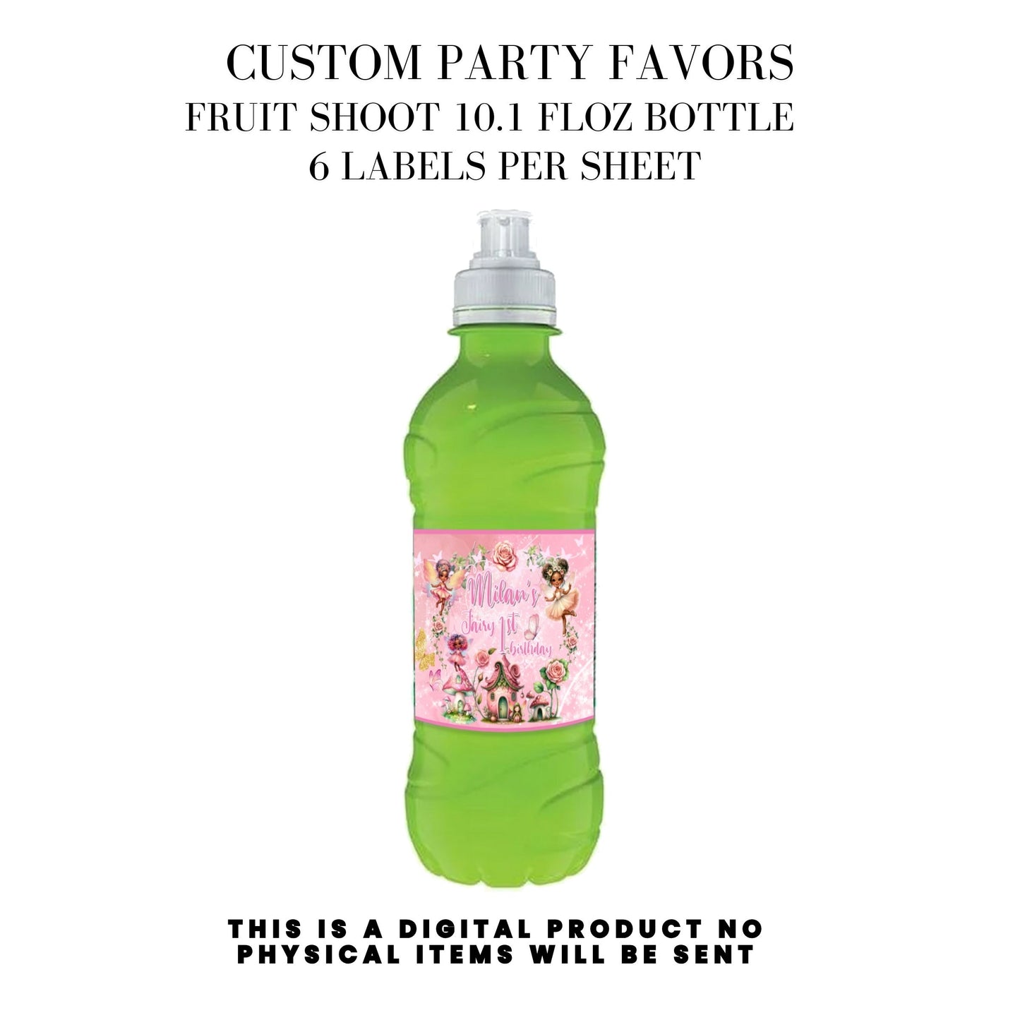 Pink Fairy Garden Birthday Party Favors DFY