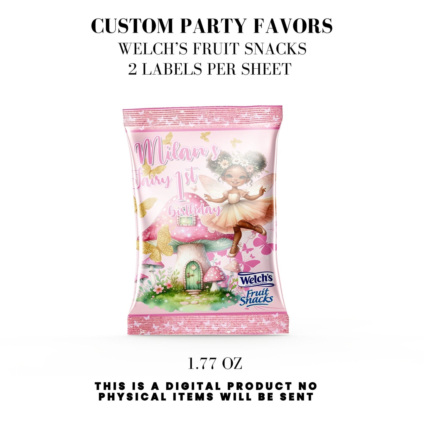 Pink Fairy Garden Birthday Party Favors DFY
