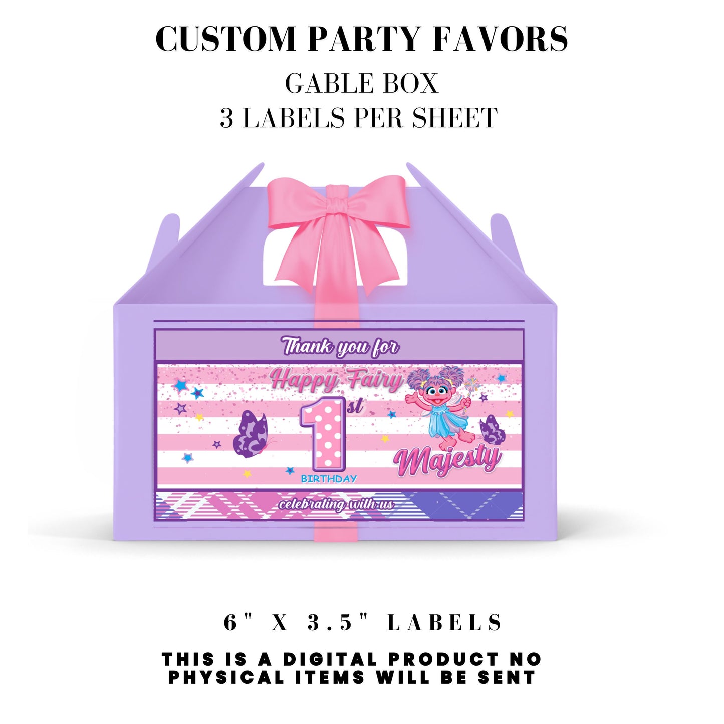 Fairy Abby Birthday Party Favors