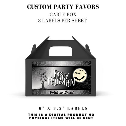 Happy Halloween Spooky Party Favors DFY