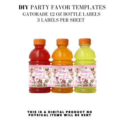 Pink Fairy Garden Birthday Party Favors DFY