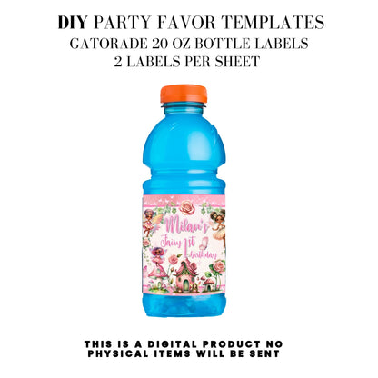 Pink Fairy Garden Birthday Party Favors DFY