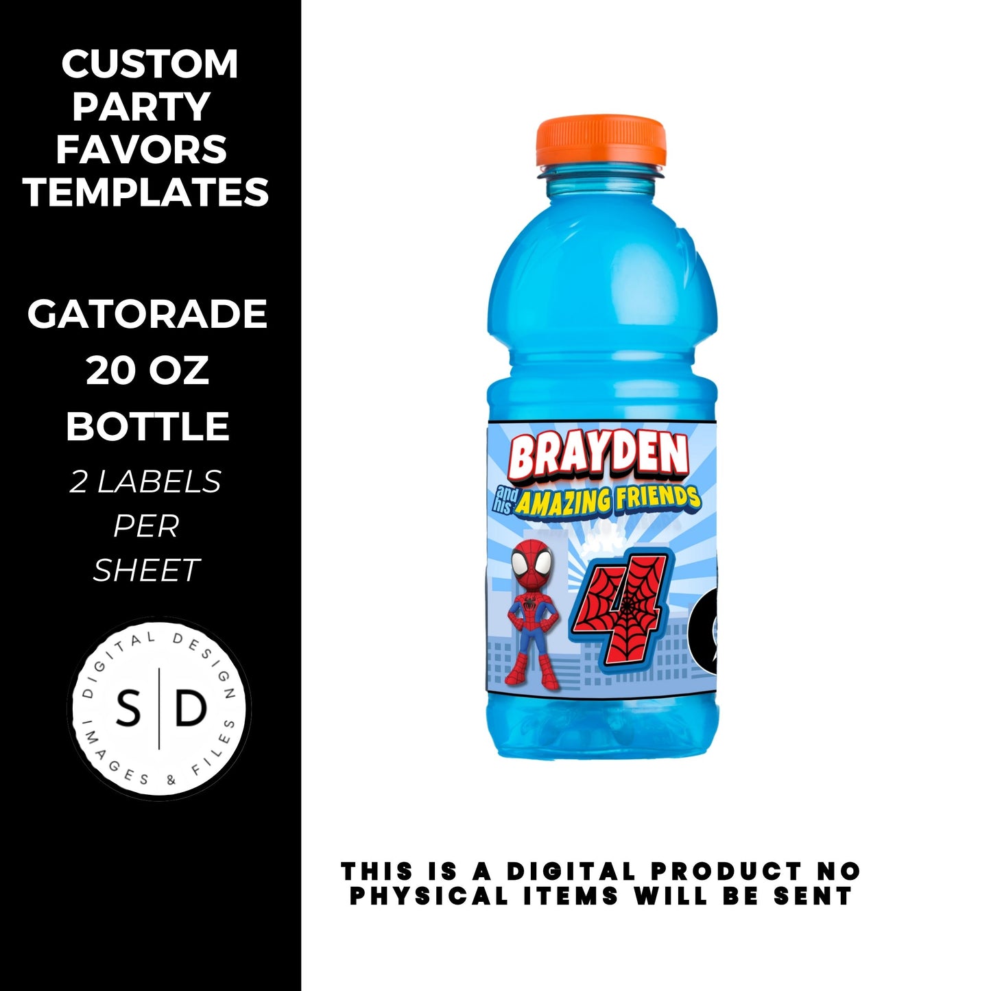Spidey & Friends Birthday Party Favors DFY