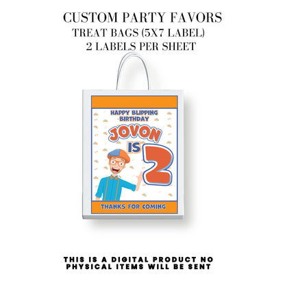 Blippi Birthday Party Printables DFY