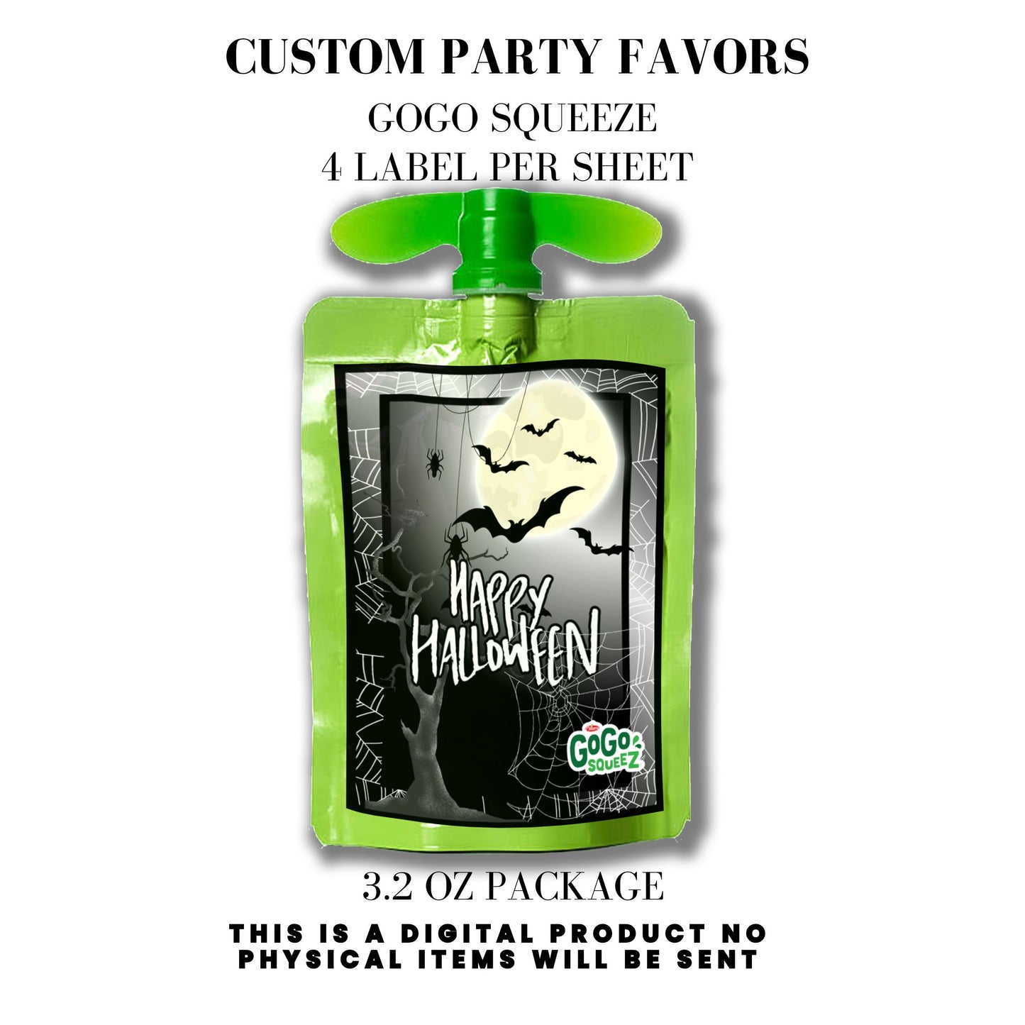 Happy Halloween Spooky Party Favors DFY