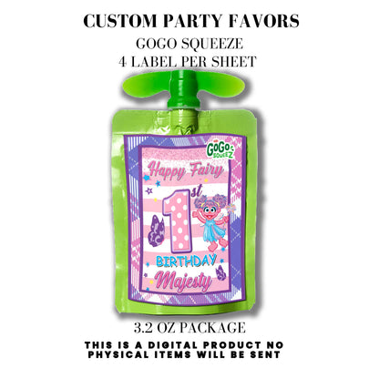 Fairy Abby Birthday Party Favors