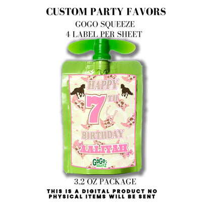 Cowgirl Rodeo Birthday Party Favors DFY