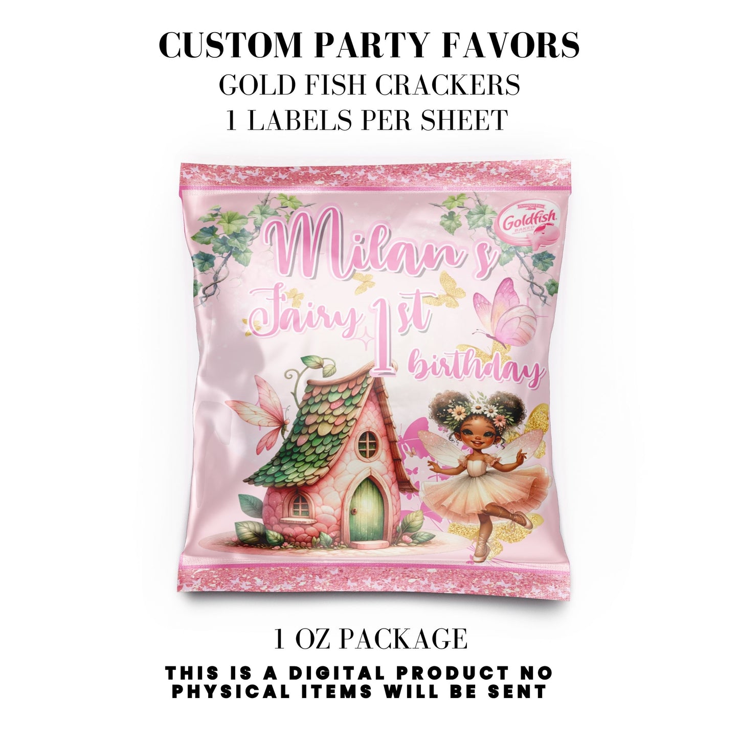 Pink Fairy Garden Birthday Party Favors DFY